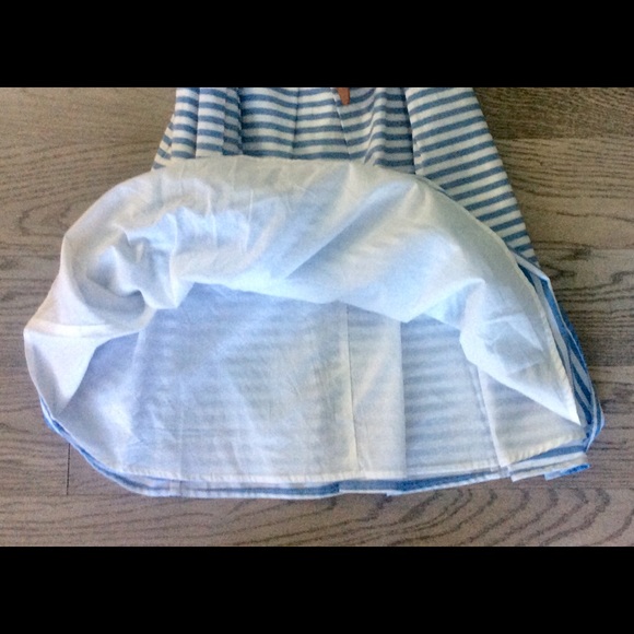 JONES NEW YORK Blue/White, A-Lined Dress Size 6 - Picture 5 of 6